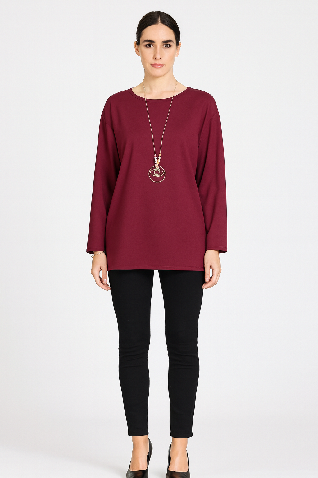 Sienna Round Neck Italian Necklace Top