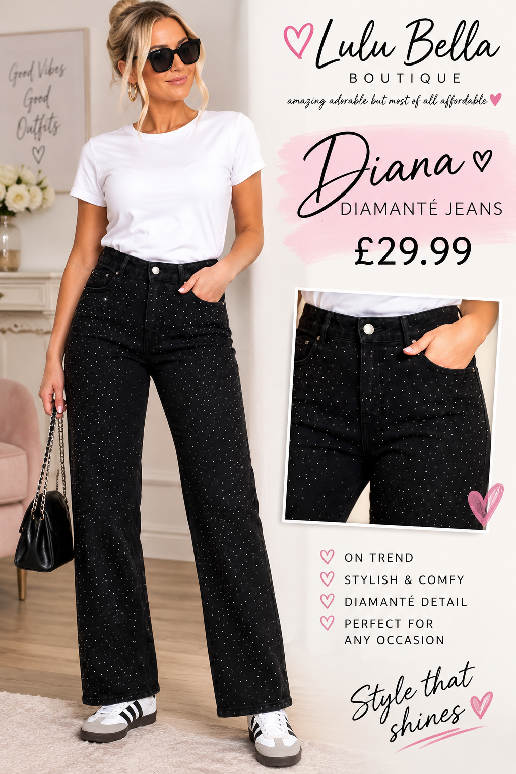 Diana Diamanté Jeans