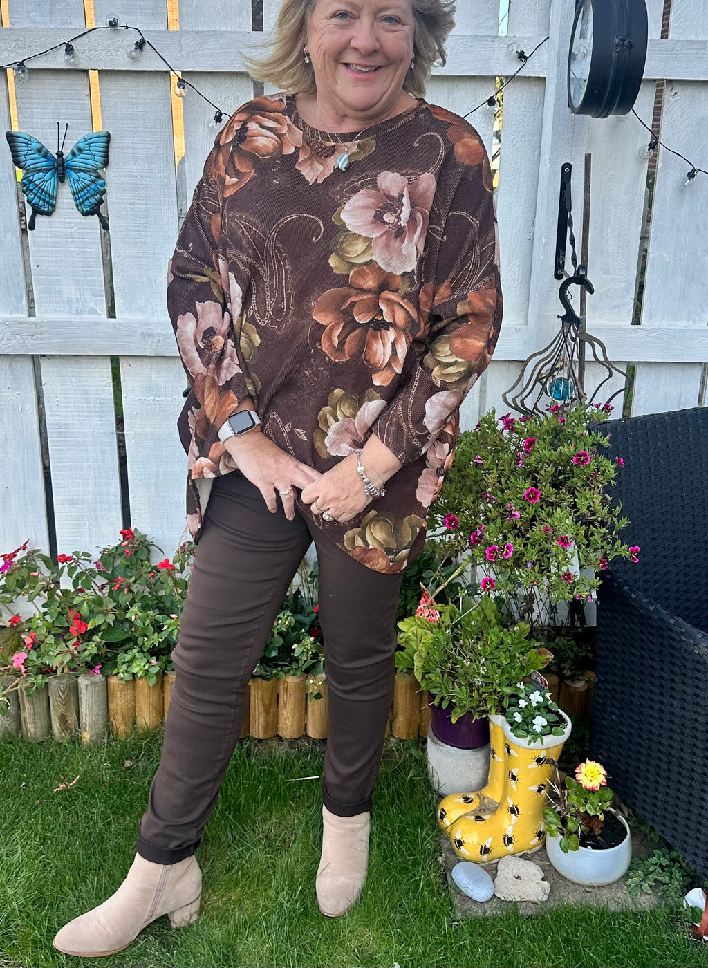 Sam fine corduroy top with pockets