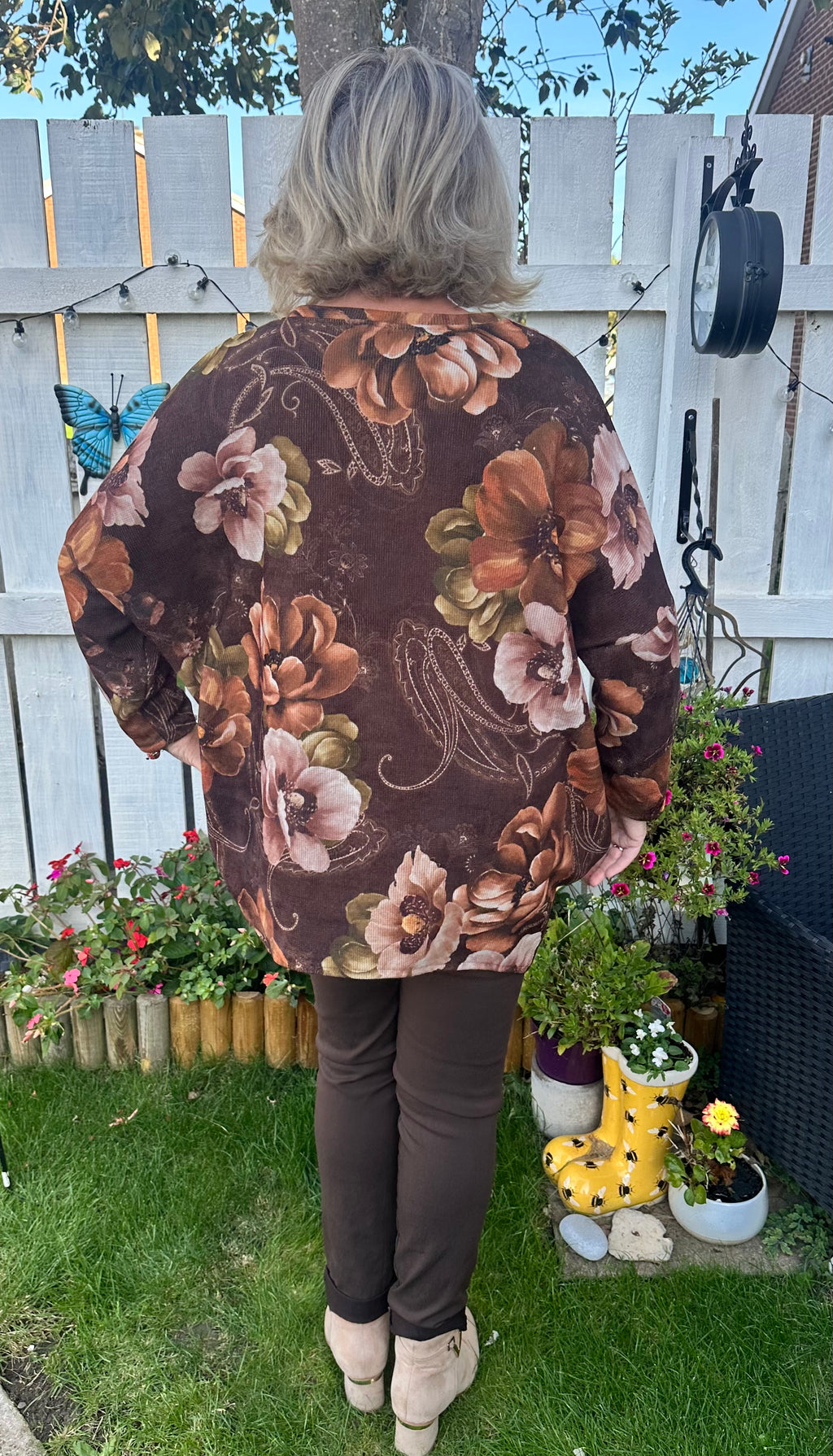 Sam fine corduroy top with pockets