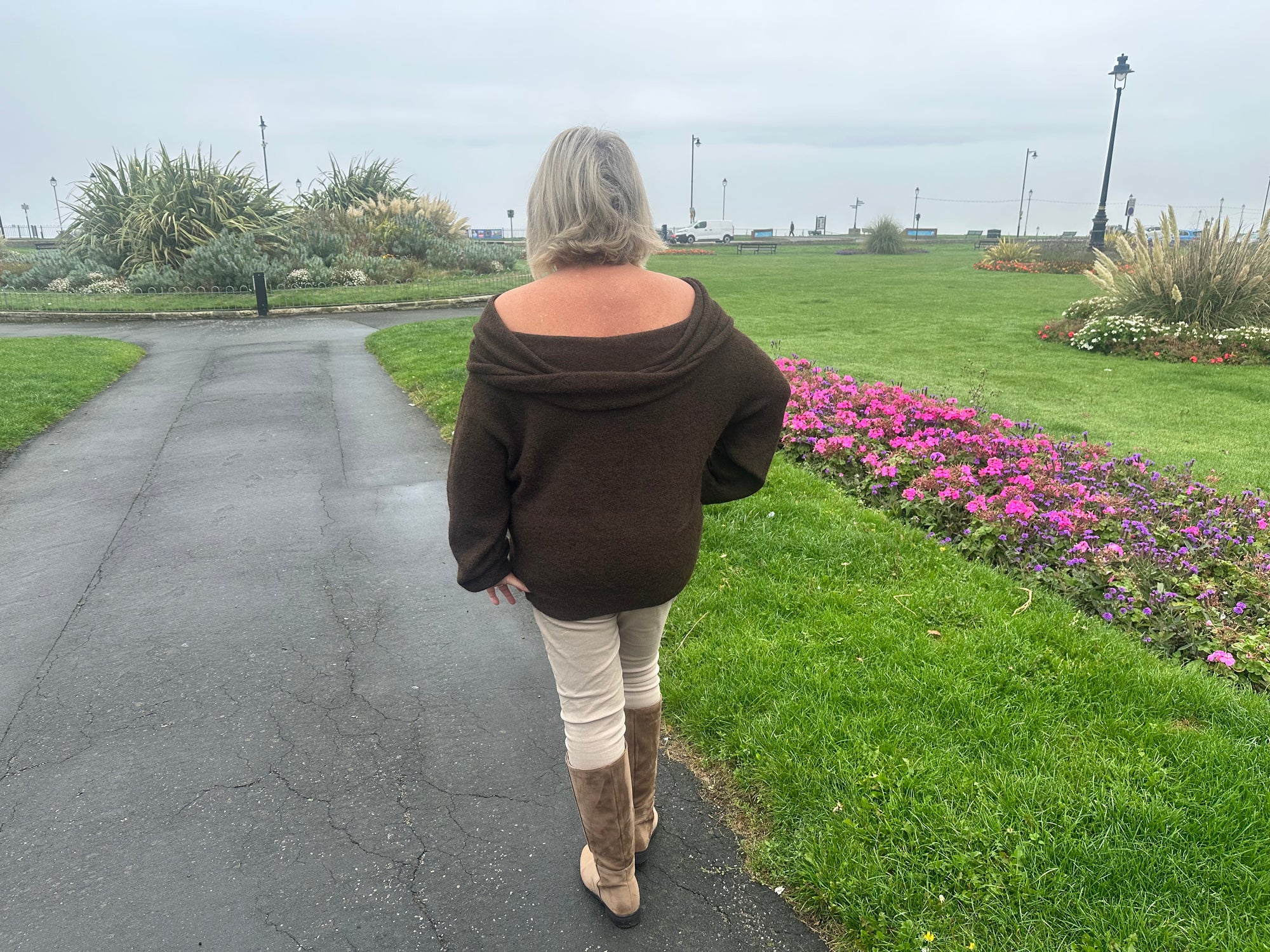 Kimmie Ring Detail Bardot Knitted Jumper