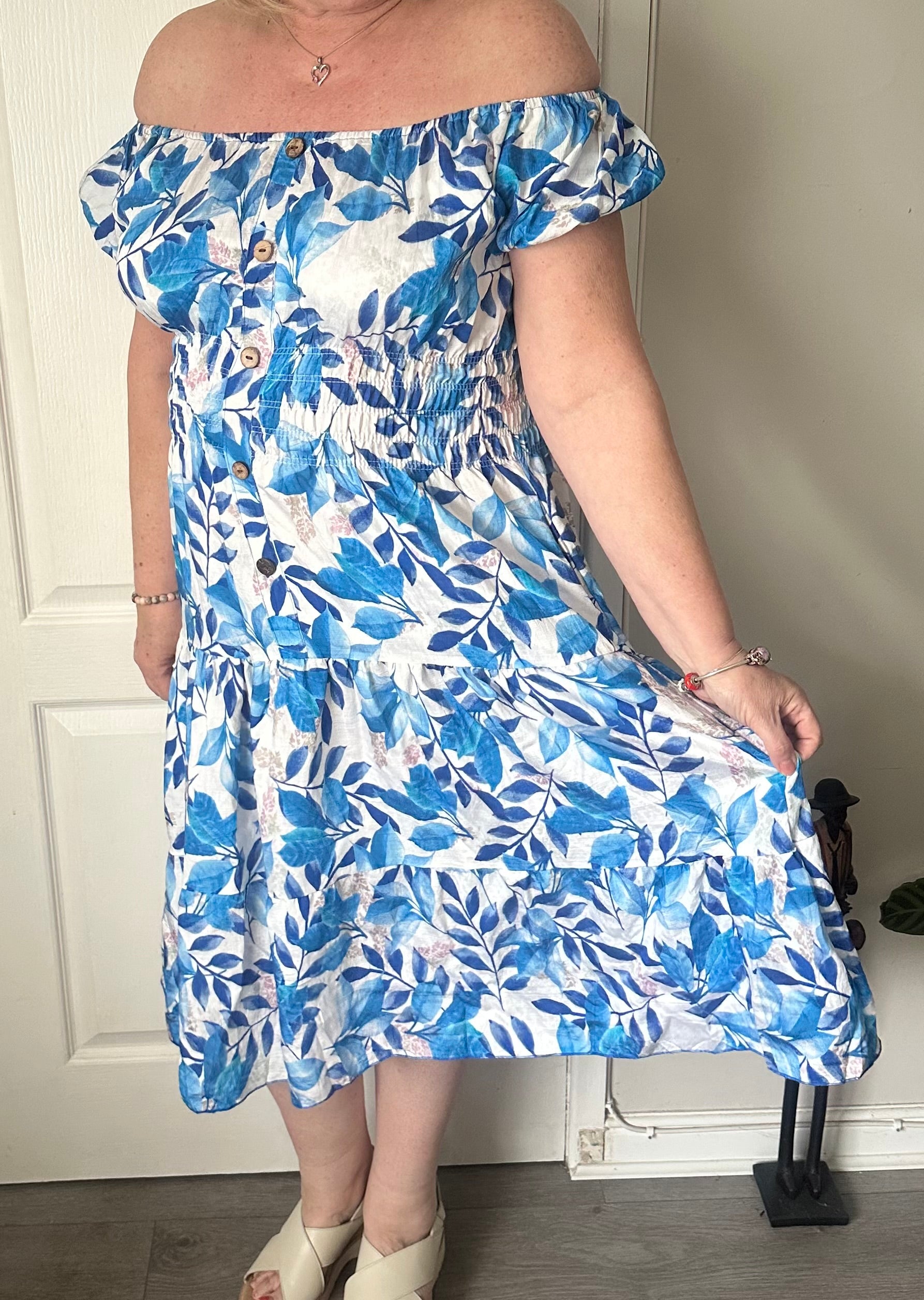 Marie floral midi dress 10-18