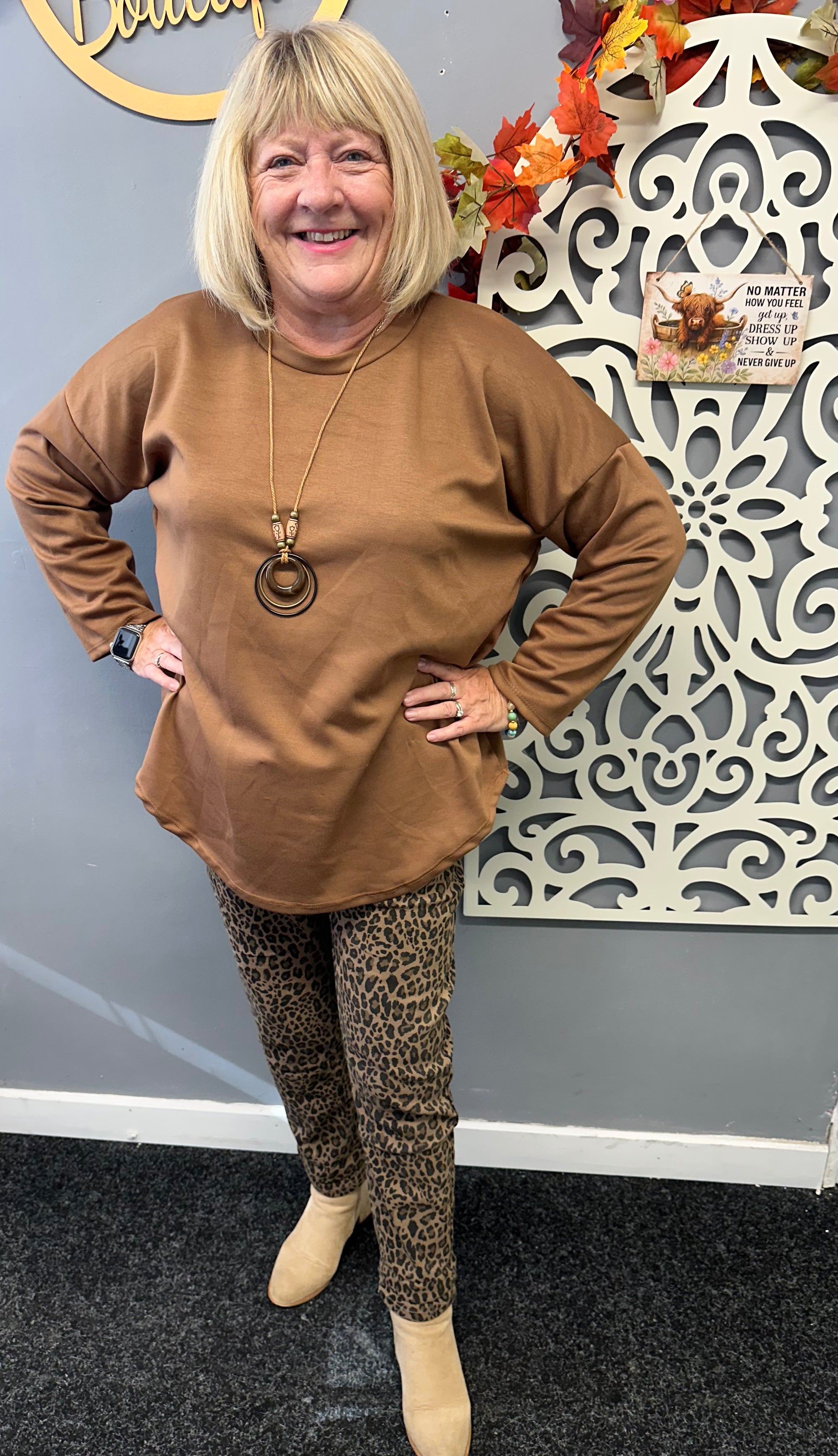 Megan Italian necklace tunic