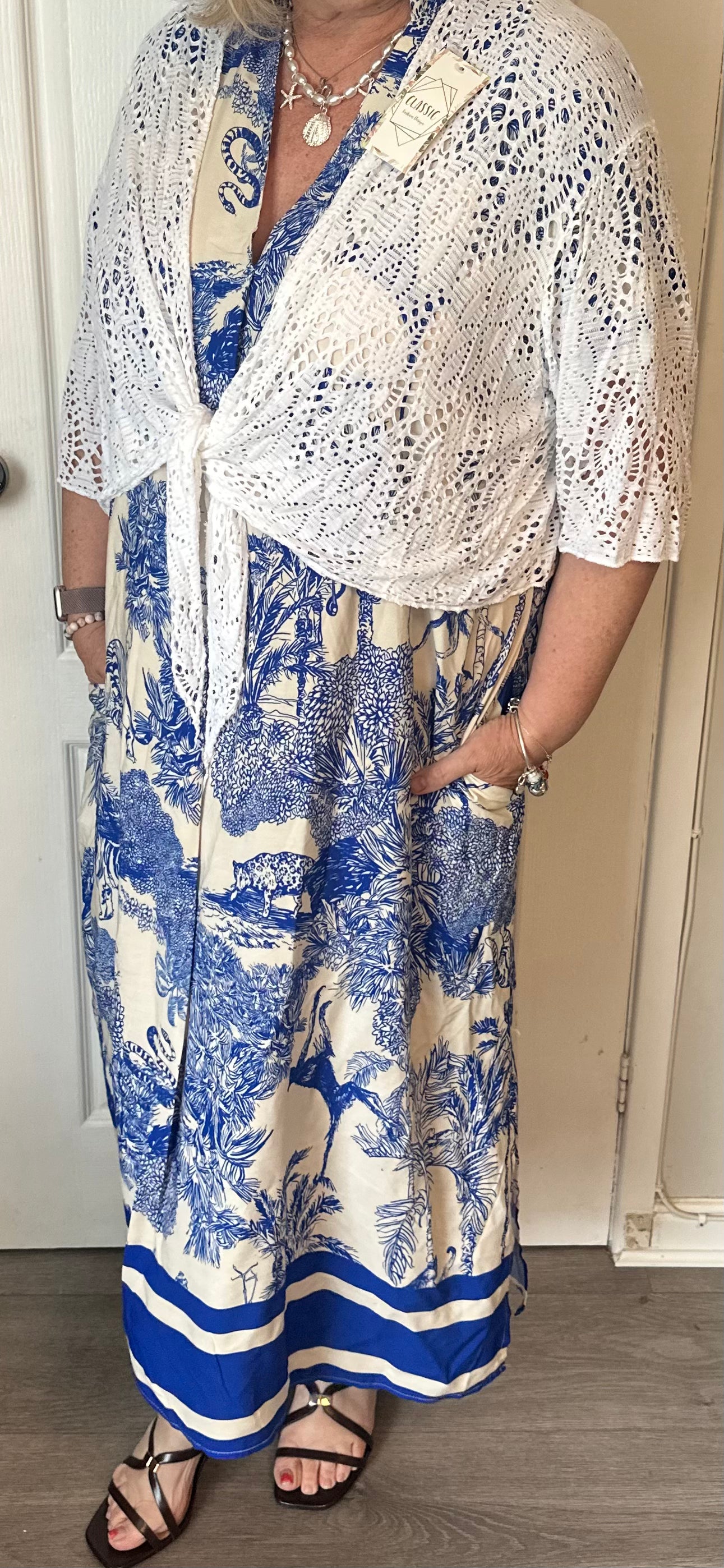 Debbie crochet shrug Freesize 10-20
