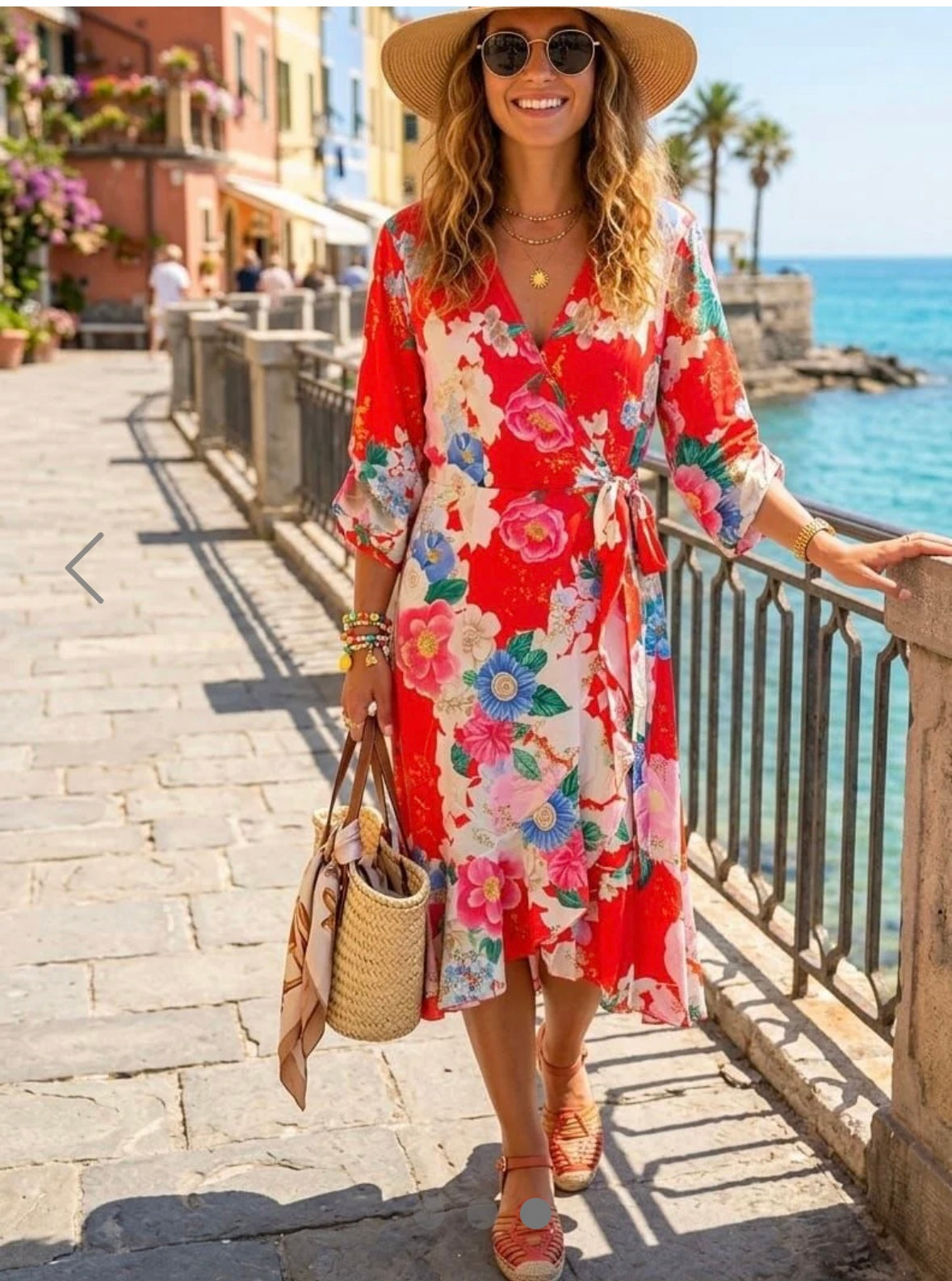 Julia gorgeous flattering foil wrapover Midaxi dress fits 10-18
