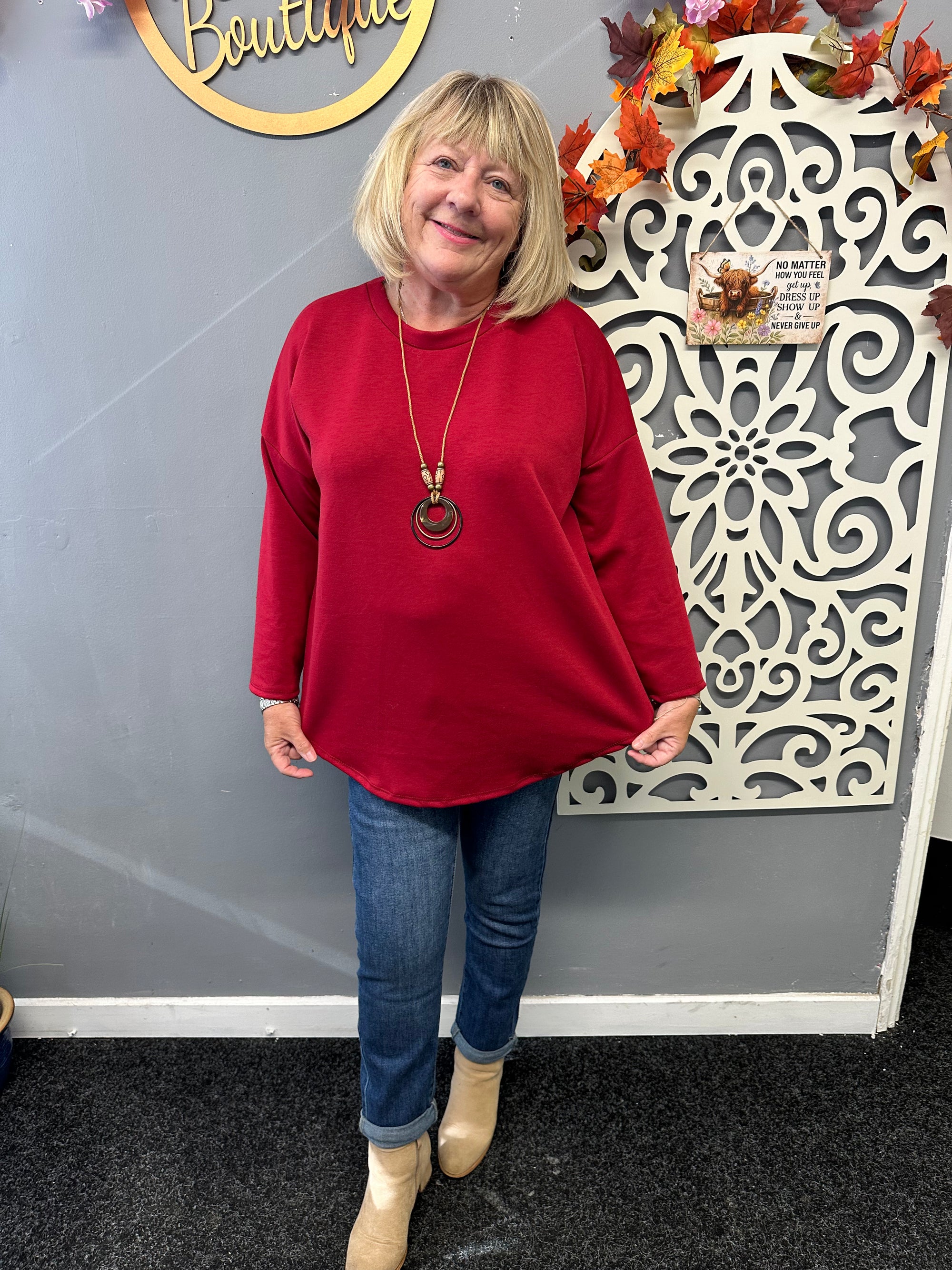 Megan Italian necklace tunic