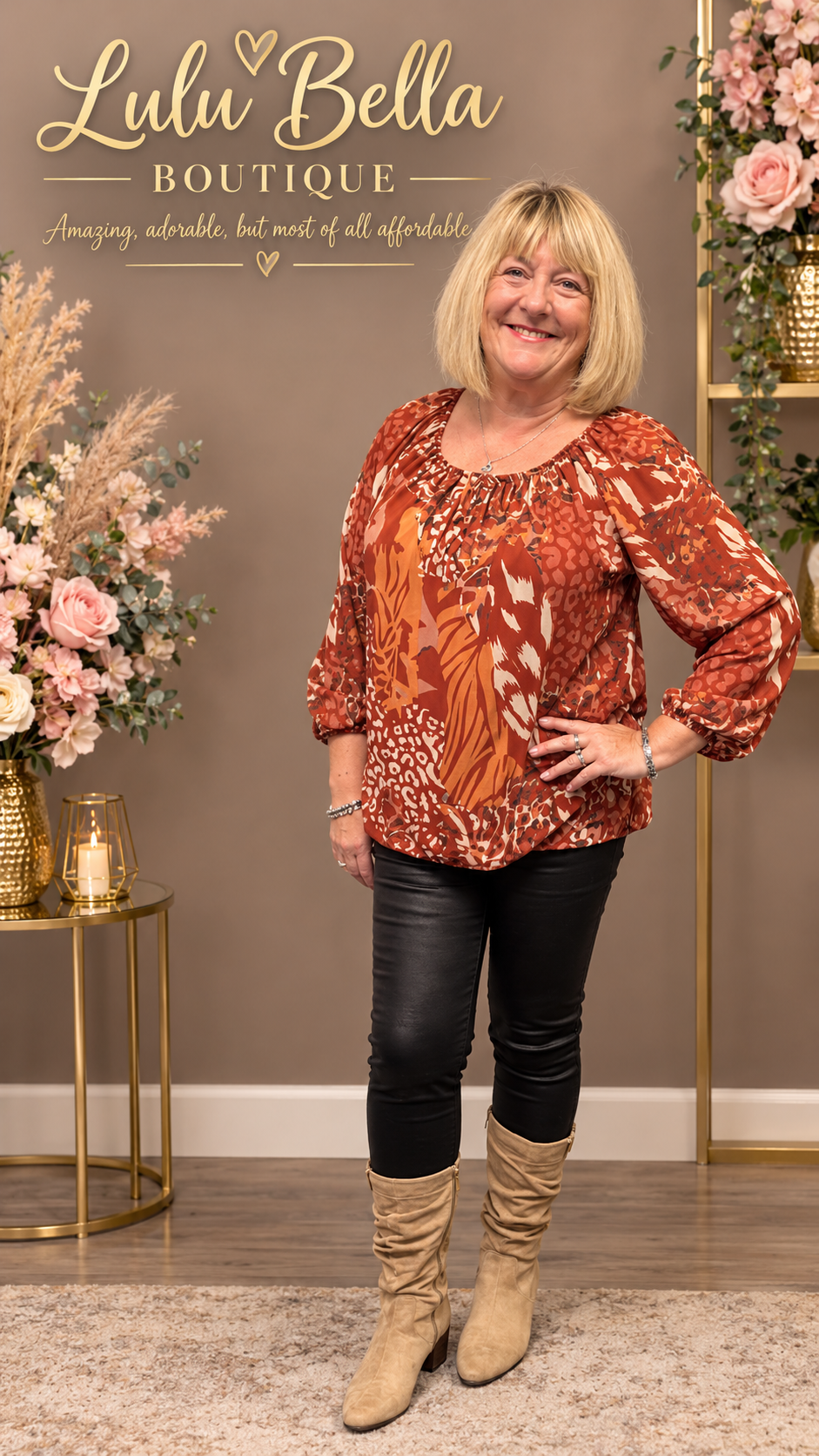 Betsy ruched/slouchy boots with full side zip