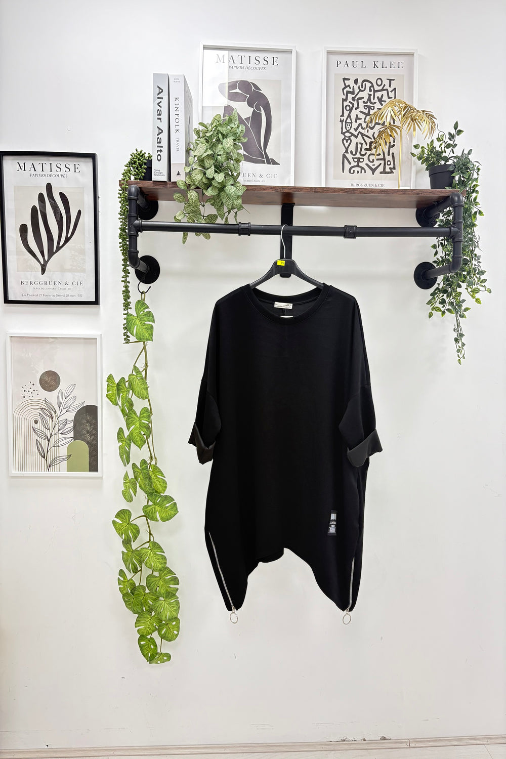Ivy Oversized Side Zip Italian Sweater
