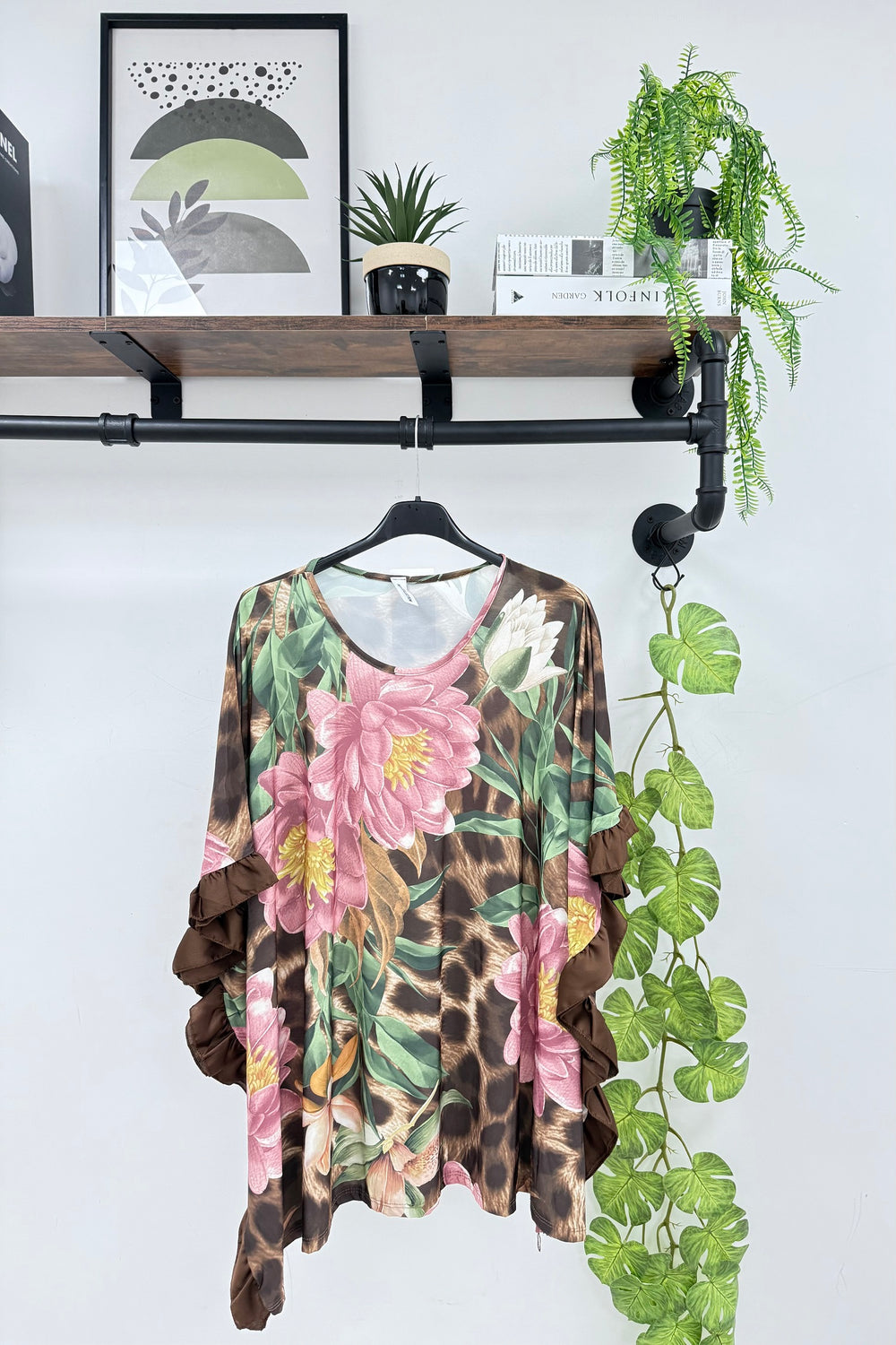 Harlow Overszied Printed Italian Blouse