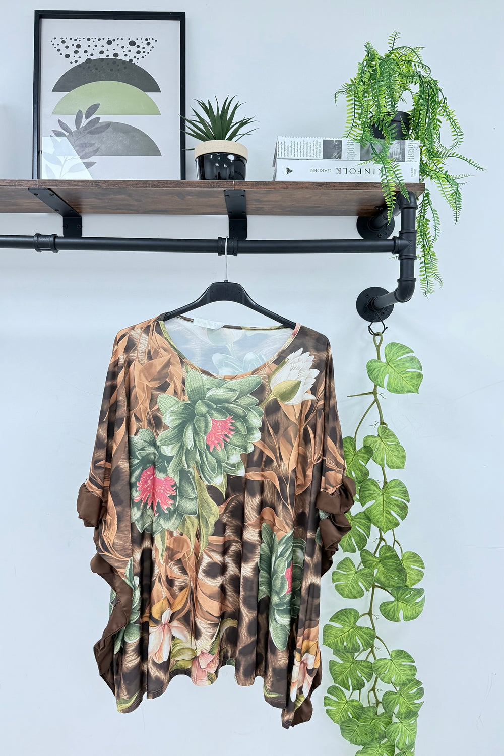Harlow Overszied Printed Italian Blouse