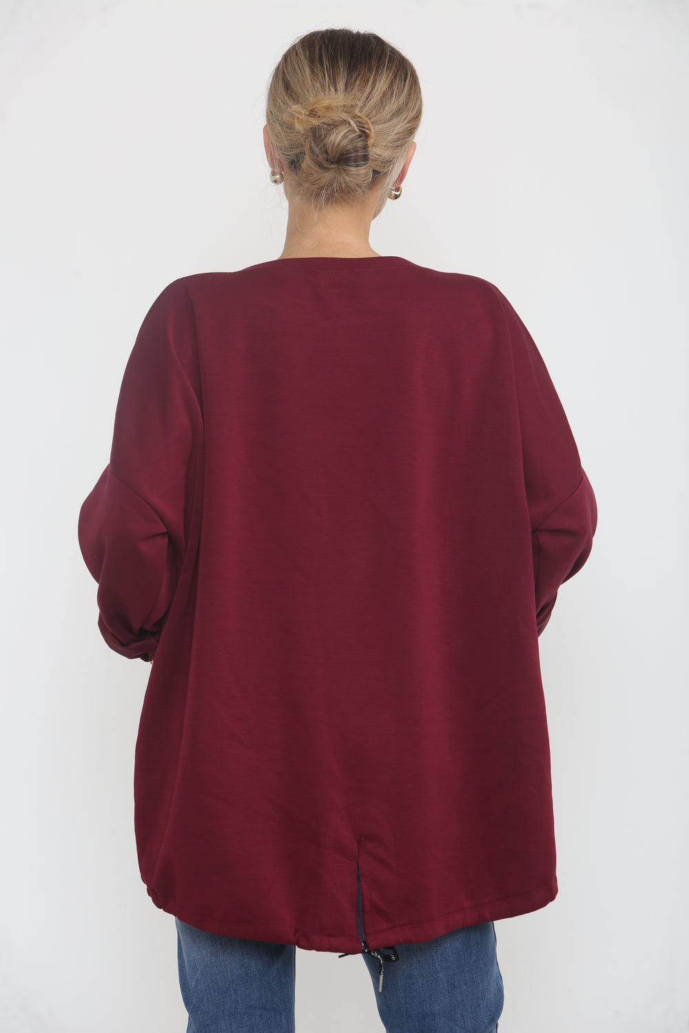 Becky Quilted Pocket Italian Sweatshirt