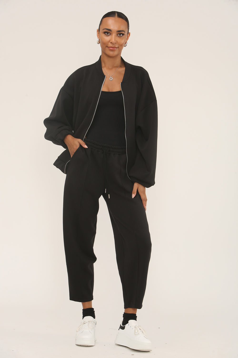 Kennedy Zip Jacket Balloon Bottom Set