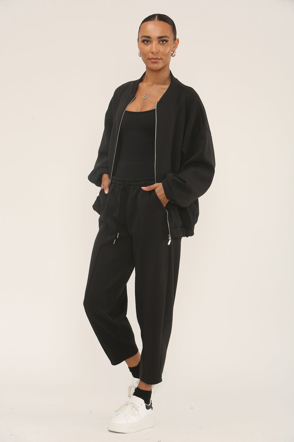 Kennedy Zip Jacket Balloon Bottom Set