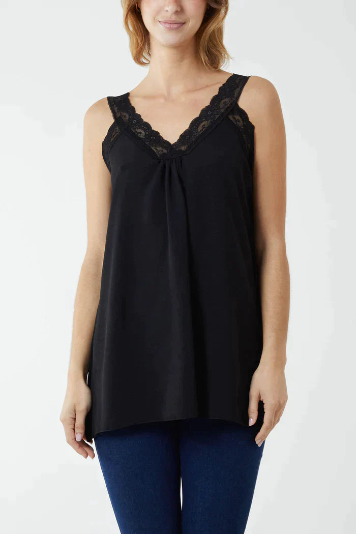 Zamara Lace Cami Vest Top