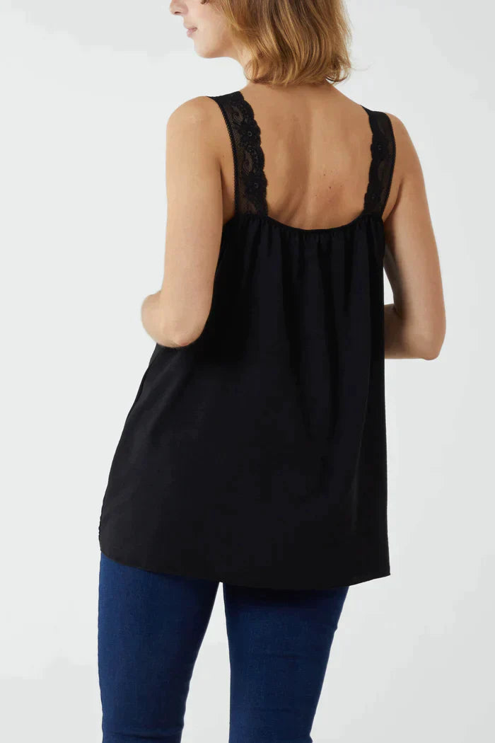 Zamara Lace Cami Vest Top