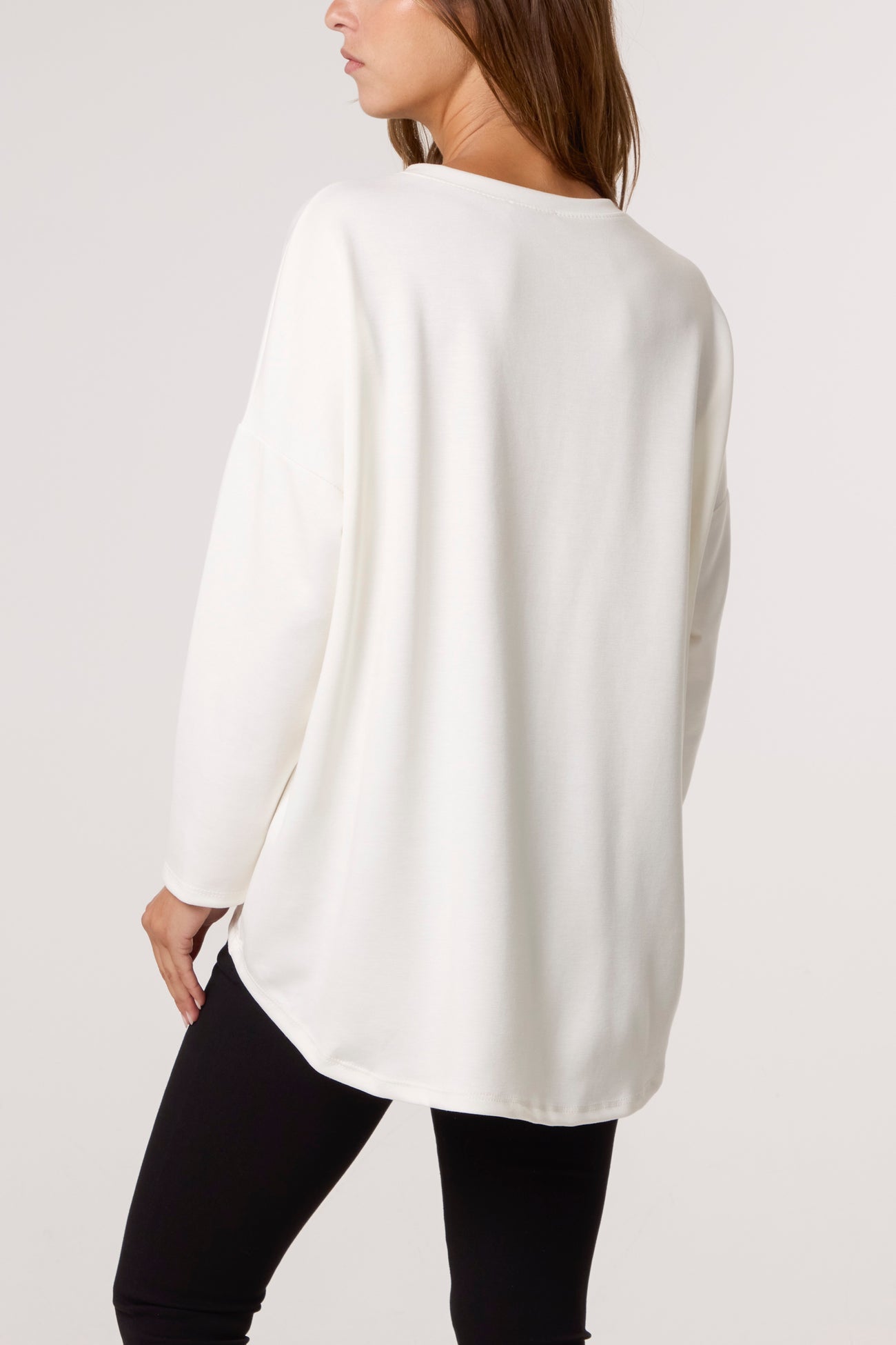 Faye Foil Animal Heart Soft Touch Sweatshirt