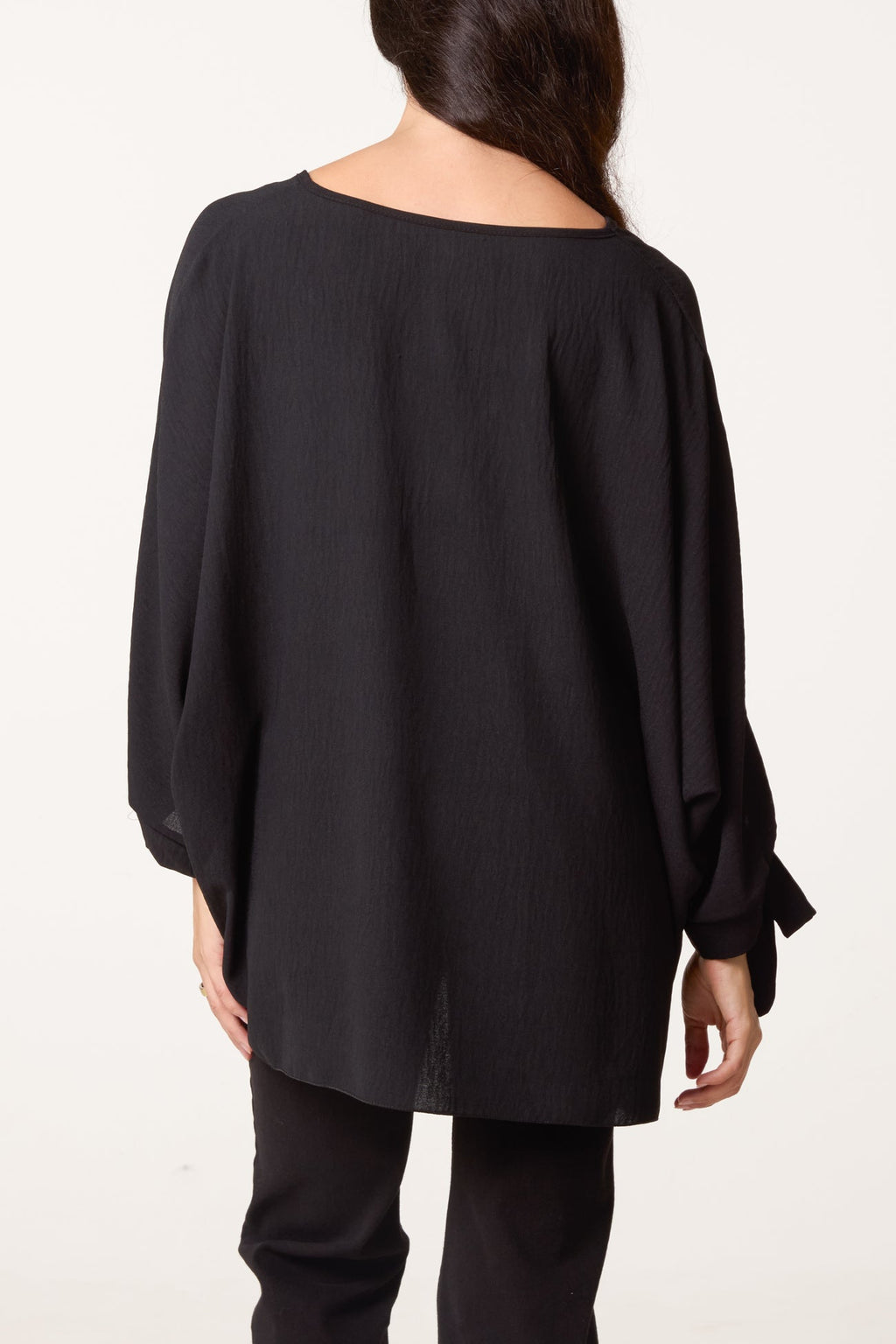Carlie Italian Sleeve Tie V-Neck Top