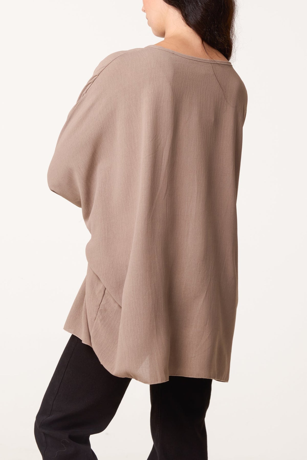 Carlie Italian Sleeve Tie V-Neck Top