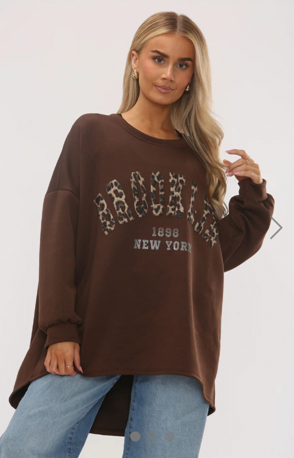 Brooklyn Oversized Italian Sweatshirt