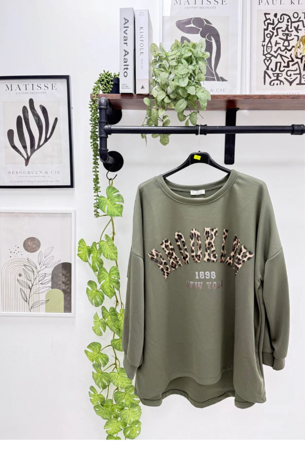 Brooklyn Oversized Italian Sweatshirt
