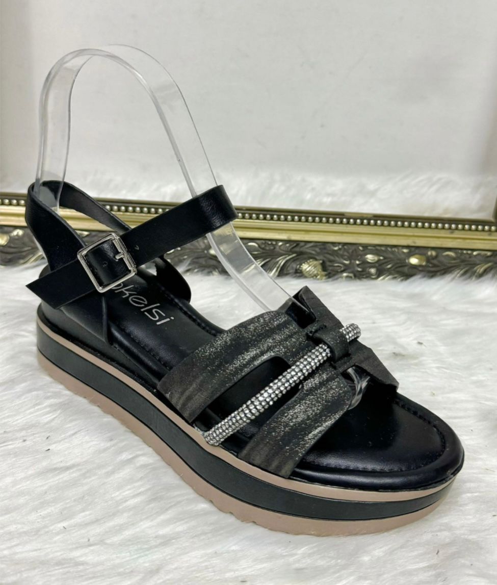 Shanice Diamante Detail Wedges