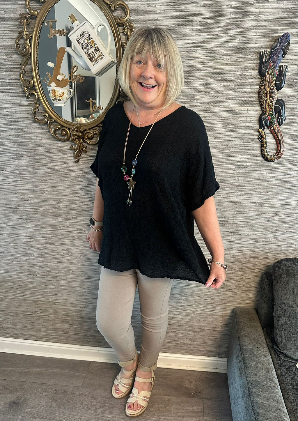 Amanda Italian Necklace Top