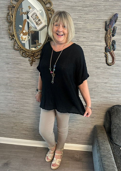 Amanda Italian Necklace Top
