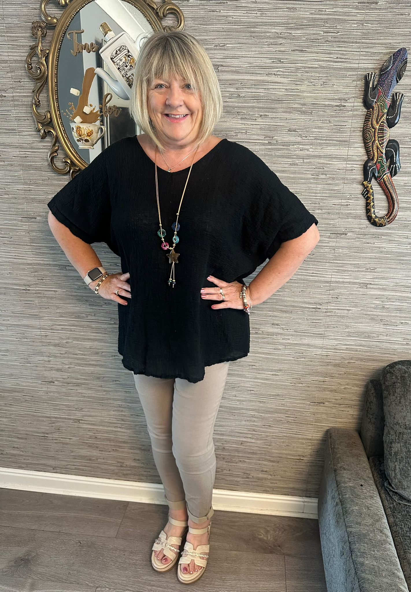 Amanda Italian Necklace Top