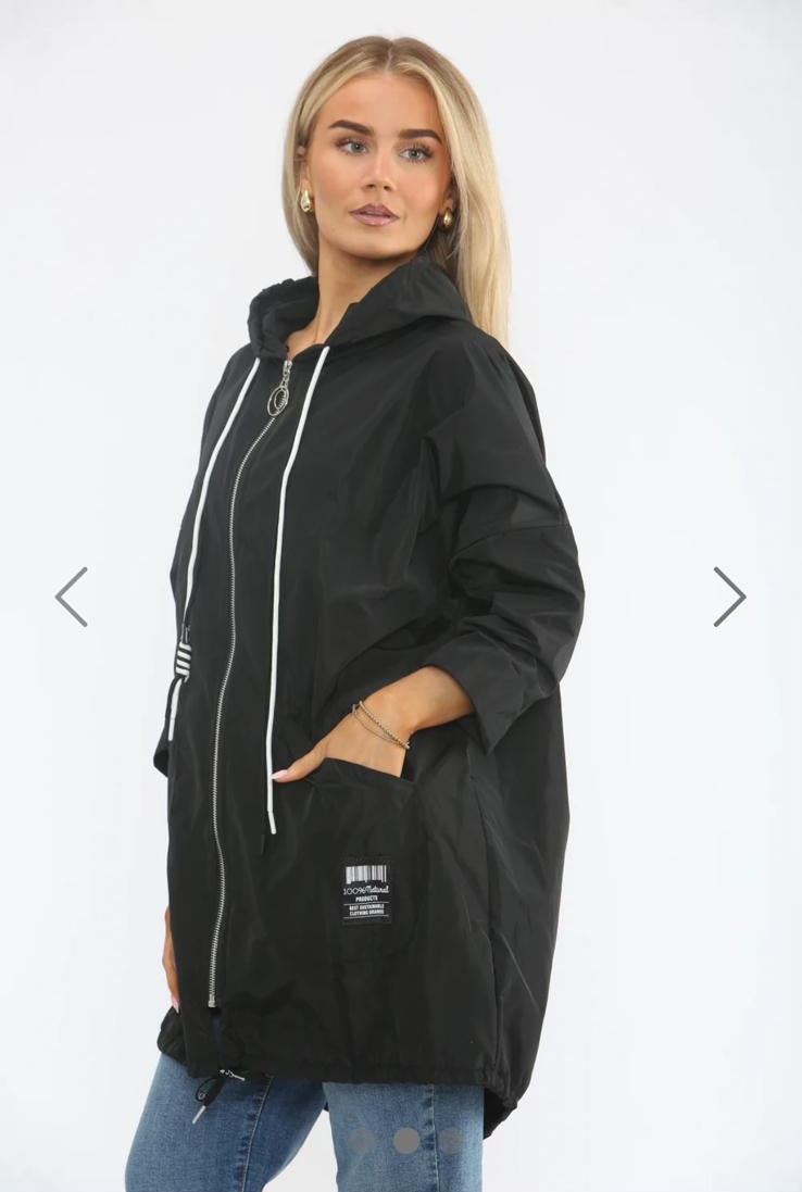 Elaine Oversized Windbreaker Jacket