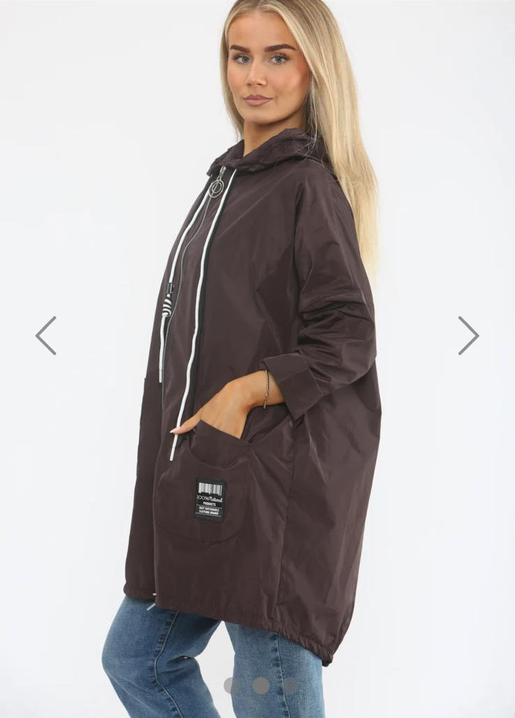Elaine Oversized Windbreaker Jacket