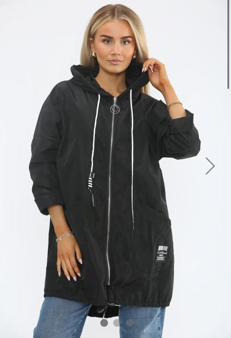 Elaine Oversized Windbreaker Jacket