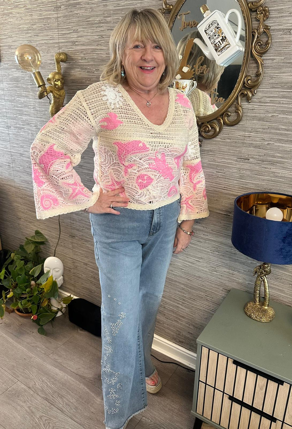 Harmony Ocean Crochet Top