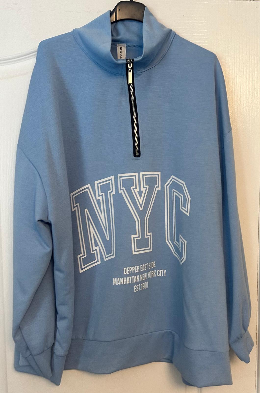 Aria NYC Zip Detail Sweater