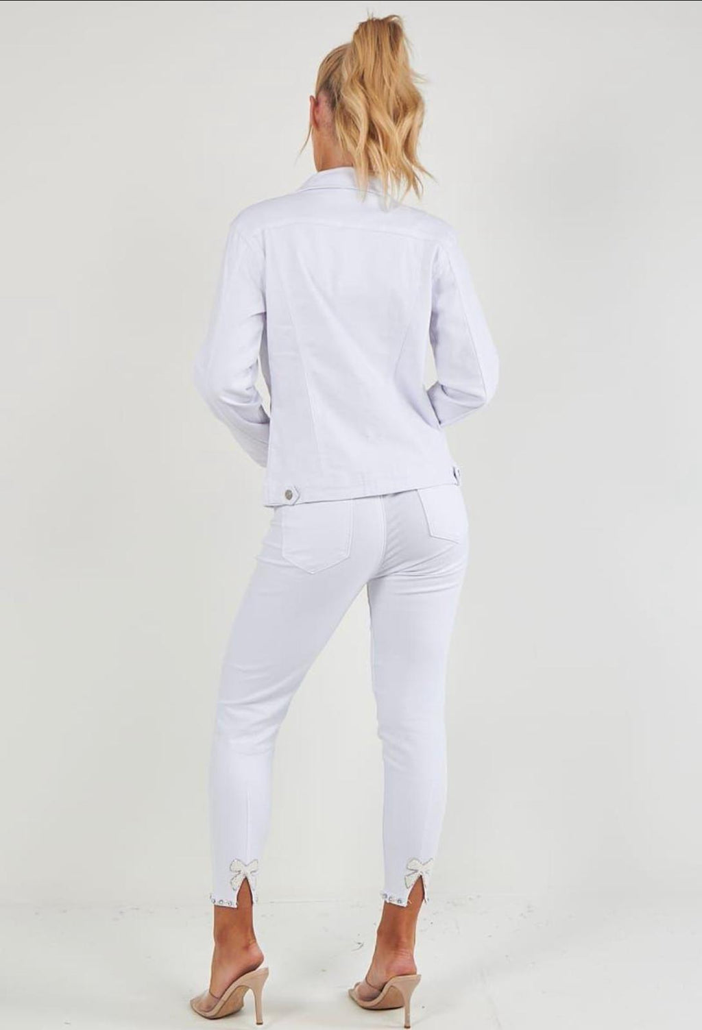 Amara Bow Back Diamante Jeans
