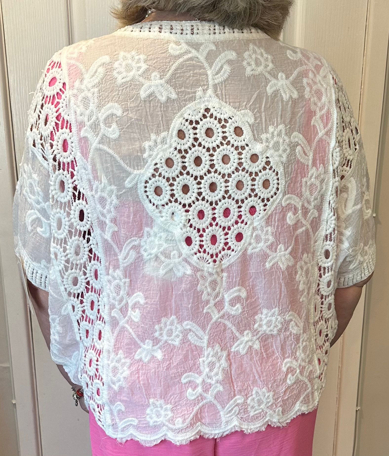 Ellie Italian Crochet Cardi