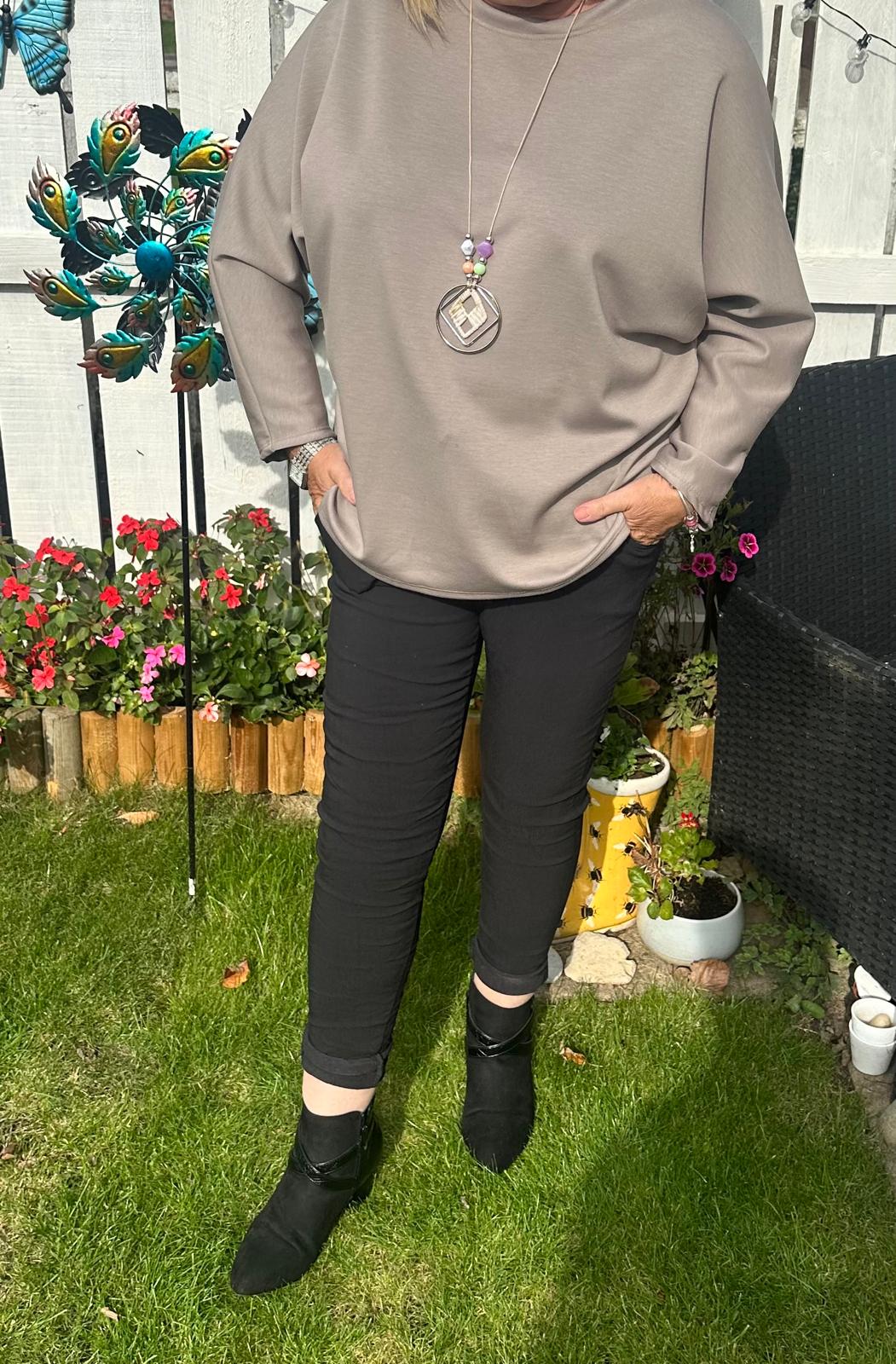 Sienna Round Neck Italian Necklace Top