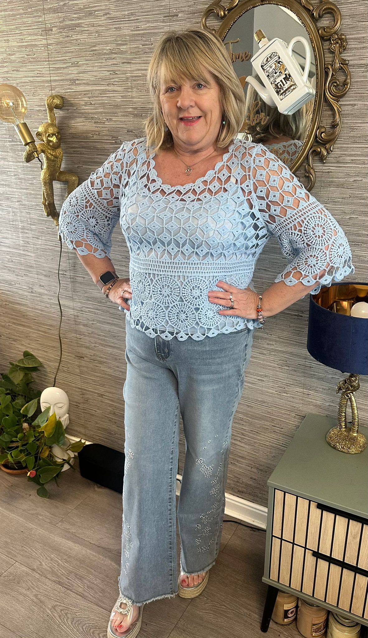 Nora Italian Diamond Top