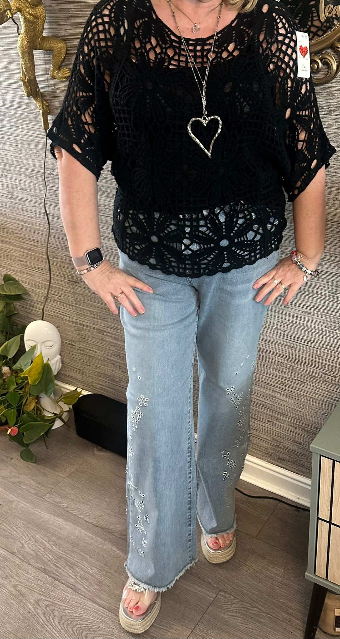 Carlie Italian Floral Top