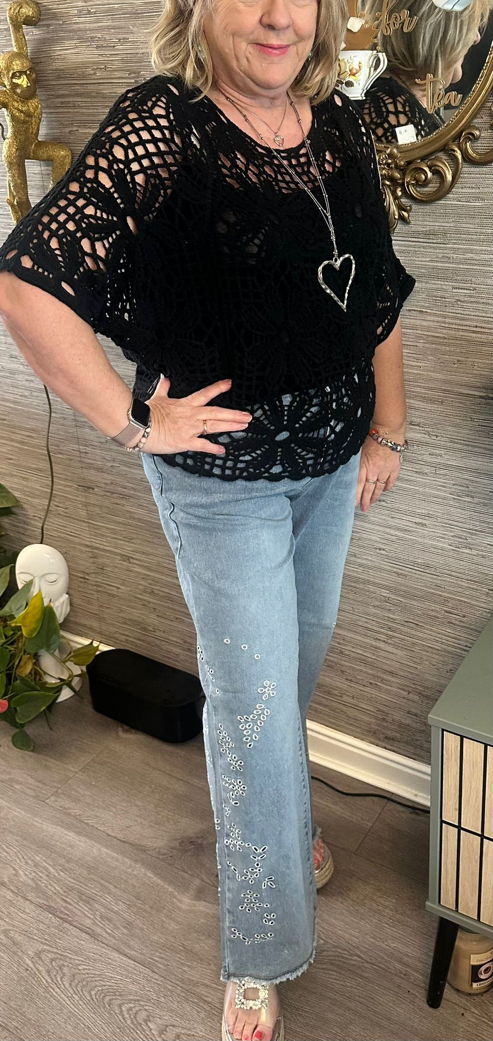 Carlie Italian Floral Top