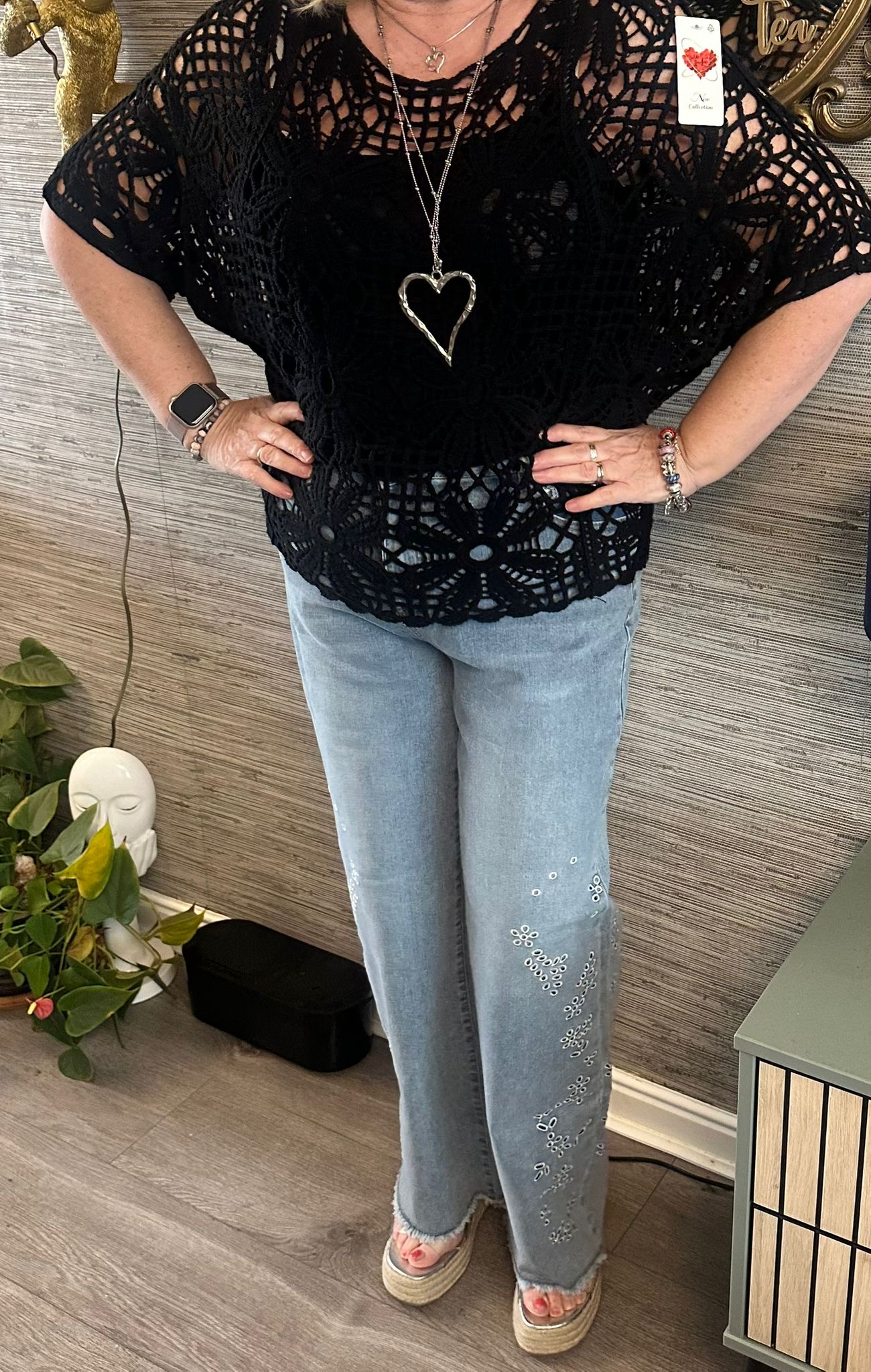 Carlie Italian Floral Top