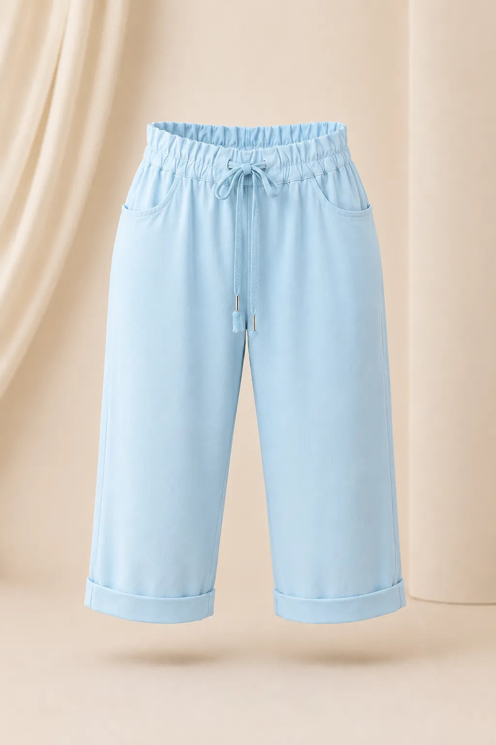 Millie Italian Curvy Cropped Magic Shorts