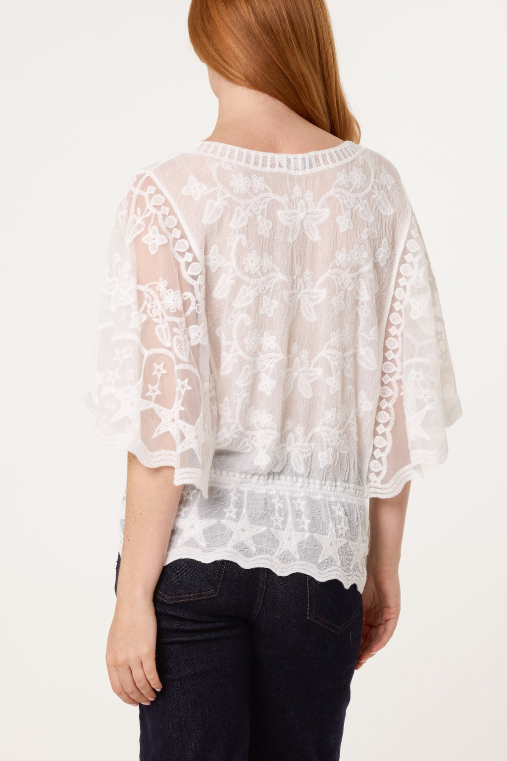 Olivia Lace & Butterfly and Star Blouse