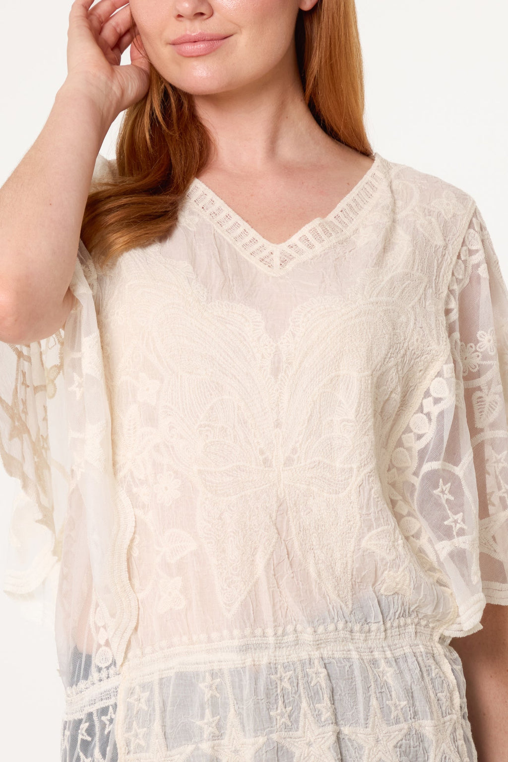 Olivia Lace & Butterfly and Star Blouse