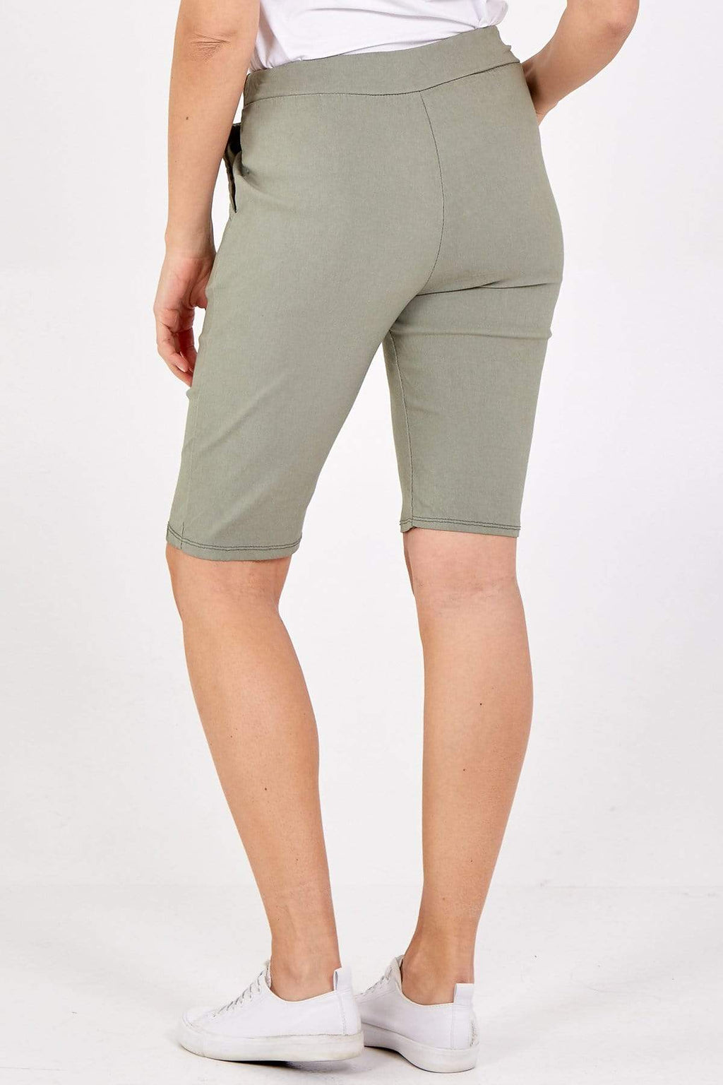 Millie Magic Plain Drawstring Shorts - Lulu Bella Boutique