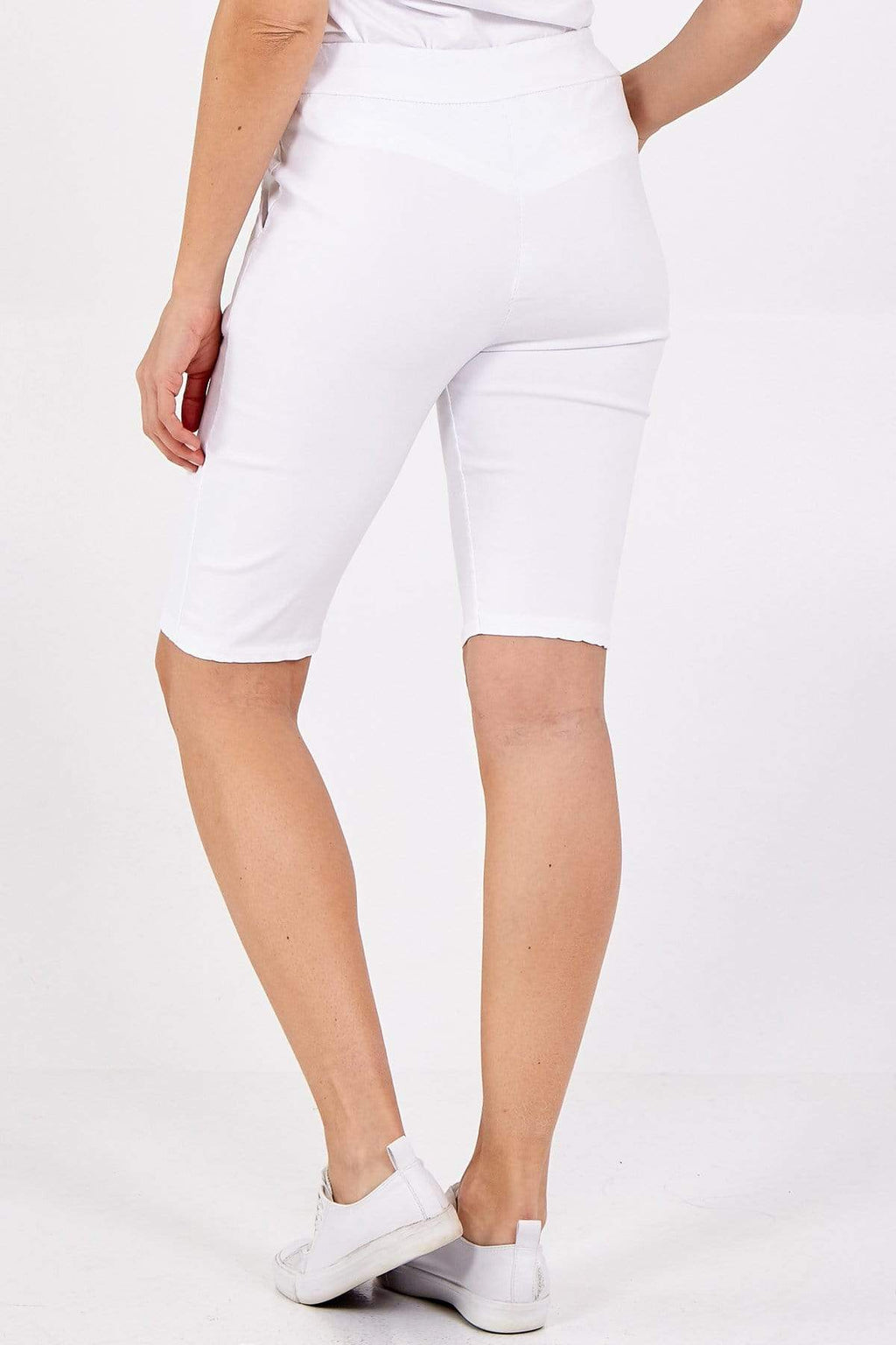 Millie Magic Plain Drawstring Shorts - Lulu Bella Boutique